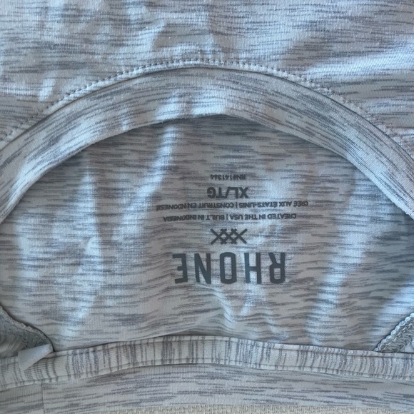 Rhone Heathered Gray Performance Tee - Picture 1 of 3